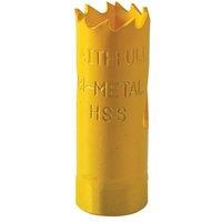 Faithfull Varipitch Holesaw 21Mm in Yellow