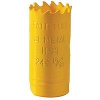 Faithfull Varipitch Holesaw 24Mm in Yellow