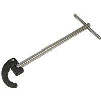 Faithfull Adjustable Basin Wrench 25 - 50Mm in Silver