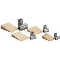 Faithfull Hammer Wedges Assorted Card (12) in Silver