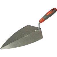 Faithfull Philadelphia Pattern Brick Trowel Soft Grip Handle 11In in Grey