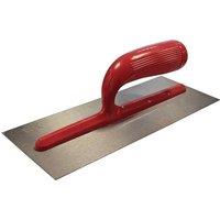 Faithfull Plasterer'S Trowel Plastic Handle 11 X 4.3/4In in Red
