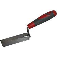 Faithfull Margin Trowel Soft Grip Handle 5 X 2In in Red
