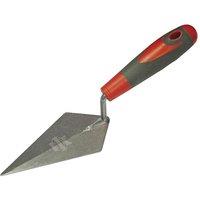 Faithfull Pointing Trowel Soft Grip Handle 150Mm (6In) in Red