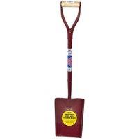 Faithfull All-Steel Taper Shovel No.2 Myd Treaded in Maroon