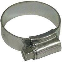 Faithfull 1M Stainless Steel Hose Clip 32 - 45Mm in Silver