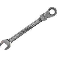 Faithfull Ratchet Combination Spanner Flex Head Cv 16Mm in Silver