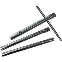 Faithfull Monobloc 4 Piece Box Spanner Set Six Sizes in Silver