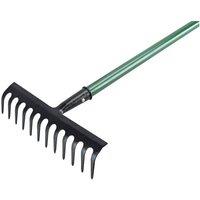 Faithfull Essentials Garden Rake in Green