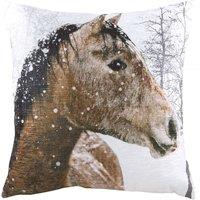 Evans Lichfield Photo Horse Printed Cushion | Size: 43 cm x 43 cm