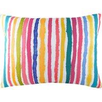 Evans Lichfield Aquarelle Stripe Abstract Cushion