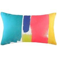 Evans Lichfield Aquarelle Abstract Hand-Painted Watercolour Printed Cushion | Size: 30 cm x 50 cm