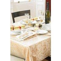 HomeSpace Direct Alexis Sparkle Embellished Table Placemat Pair in Cream