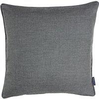 Essentials Twilight Textured Woven Piped Reversible Cushion in Silver | Size: 45 cm x 45 cm