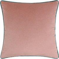 Furn Meridian Velvet Piped Cushion in Baby Pink | Size: 45 cm x 45 cm
