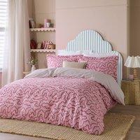Wylder Brianna Floral 100% Cotton Duvet Cover Set in Red | Size: Single