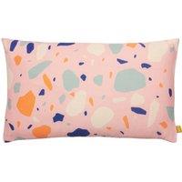 Furn Terra Abstract Print Cushion in Pink
