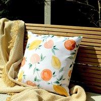 Furn Les Fruits Abstract Water & UV Resistant Outdoor Cushion