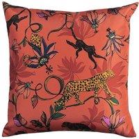 Furn Wildlife Exotic Water & UV Resistant Outdoor Cushion in Orange