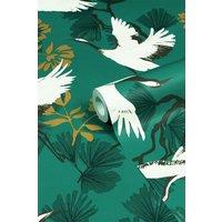 Furn Demoiselle Tropical Printed Wallpaper in Jade