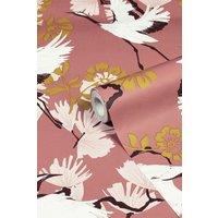 Furn Demoiselle Tropical Printed Wallpaper in Pink