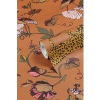 Furn Wildlings Exotics Printed Wallpaper in Light Brown