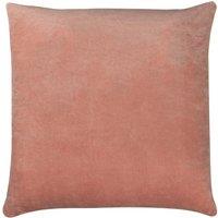 Furn Tanda Soft Velvet Cushion in Pink | Size: 50 cm x 50 cm