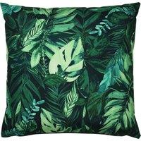 Furn Psychedelic Jungle Polyester Filled Outdoor Cushion in Green | Size: 43 cm x 43 cm