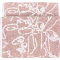 Furn Everybody Abstract 100% Cotton Hand Towel in Light Pink