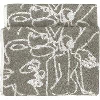 Furn Everybody Abstract 100% Cotton Hand Towel in Grey