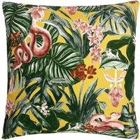 Furn Medinilla Tropical Water & UV Resistant Outdoor Cushion in Mustard