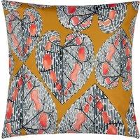 Wylder Tropics Ebon Wilds Mahari Tropical Water & UV Resistant Outdoor Cushion in Yellow | Size: 43 cm x 43 cm