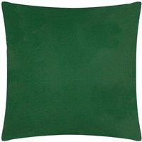 Furn Wrap Plain Water & UV Resistant Reversible Outdoor Cushion in Green | Size: 43 cm x 43 cm
