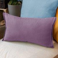 Voyage Maison Alfresco Rectangular Oxford Outdoor Cushion in Purple | Size: 30 cm x 50 cm
