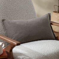 Yard Merton Velvet Cushion in Taupe | Size: 30 cm x 50 cm