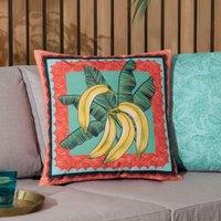 Furn Anemone Bananas Printed Outdoor Cushion | Size: 45 cm x 45 cm