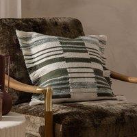HOEM Torode Woven Cushion in Green | Size: 45 cm x 45 cm