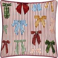 Furn Noortje Bows Piped Cushion | Size: 45 cm x 45 cm