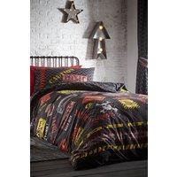 Portfolio Home Toxic Glow in the Dark Duvet Cover Set in Black | Size: Single