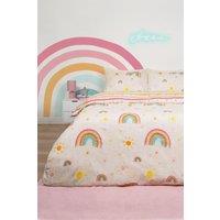 OHS Shapes Duvet Cover Pillowcase Bedding Set, Sage | Size: Single