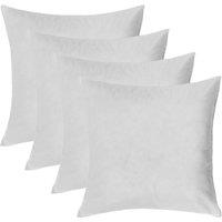OHS 4 x Pack of Cushion Fillers Pads in White | Size: 45 cm x 45 cm
