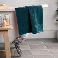 OHS Luxury Hand Towel 100% Cotton Bathroom in Teal