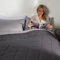 OHS Sensory Sleep Therapy Weighted Blanket 150 x 200 cm 8kg in Charcoal | Size: 150 cm x 200 cm