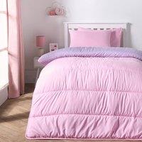 OHS Soft Coverless 10.5 TOG Duvet Set Pillowcase Quilted Cover in Lilac | Size: Double