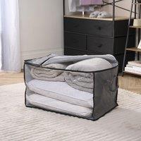 OHS Bedding Storage Bag Clothing Shoe XL Organiser Reusable Space Saving in Charcoal