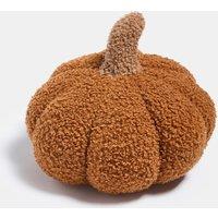 OHS Halloween Pumpkin Boucle Decorative Weighted Doorstop in Burnt Orange