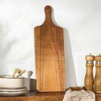 OHS Acacia Wood Serving Chopping Board Platter Cutting Board in Walnut