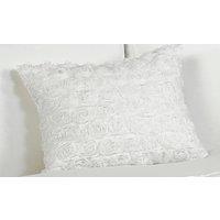 Rapport Home Limoges Boudoir Filled Cushion (50x30 cm) in White | Size: 30 cm x 50 cm