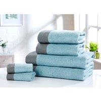 Rapport Home Tidal 550GSM Cotton Super Soft & Absorbent Towel in Duck Egg Blue