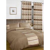 Rapport Home New York Polycotton Duvet Cover Set With Pillowcase in Cream | Size: Single